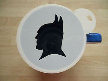 100mm bat silhouette stencil