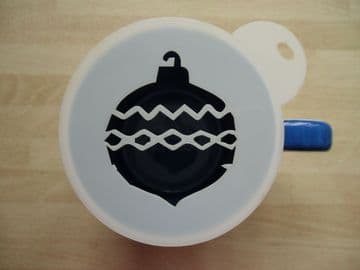 100mm bauble stencil