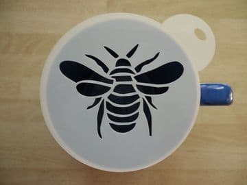 100mm bee image stencil