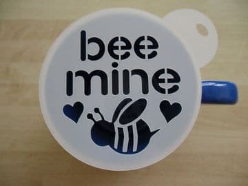 100mm bee mine stencil
