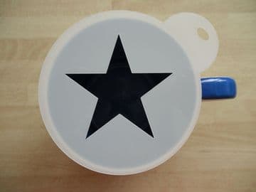 100mm big star stencil