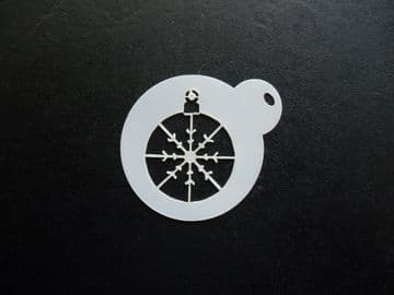 40mm bauble stencil