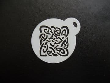 40mm celtic pattern stencil