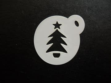 40mm christmas tree stencil