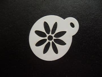 40mm daisy stencil