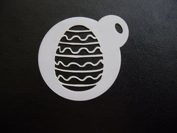 40mm easter egg image stencil