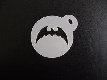 40mm long bat stencil