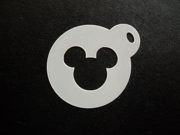 40mm mouse silhouette stencil