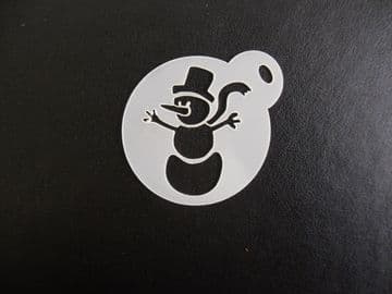40mm new snowman stencil
