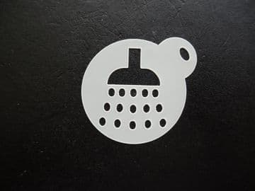 40mm shower stencil