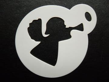 60mm angel trumpet stencil