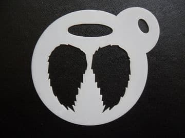 60mm angel wings image stencil