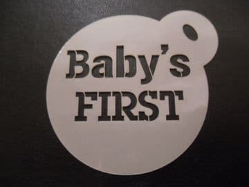 60mm baby's first stencil