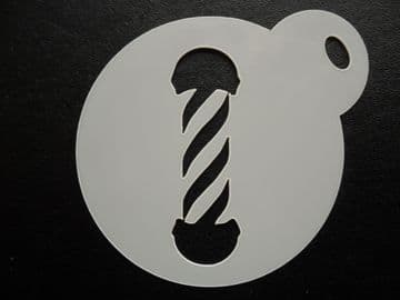 60mm barber sign stencil