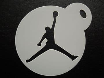 60mm basketball player stencil