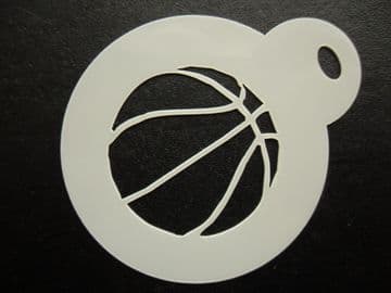 60mm basketball stencil