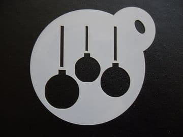 60mm bauble hanging stencil