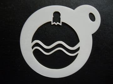 60mm bauble image stencil