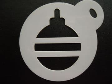 60mm bauble new stencil