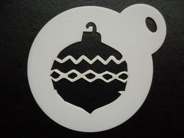 60mm bauble stencil
