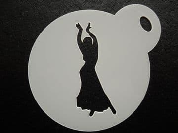 60mm belly dancer stencil