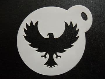 60mm bird of prey stencil