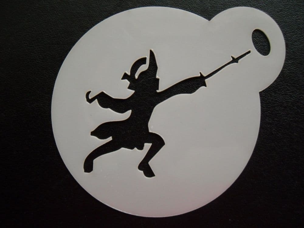 60mm Captain Hook Stencil