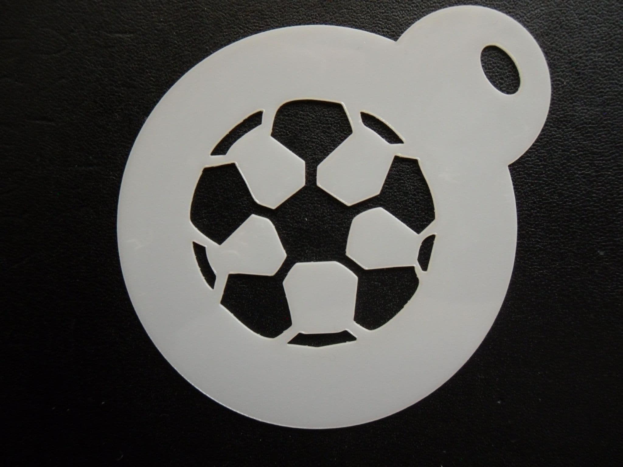 60mm football stencil