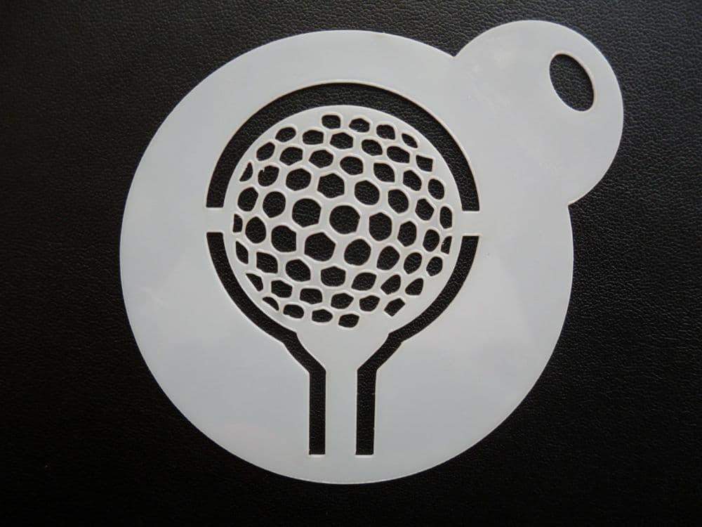 60mm golf ball stencil