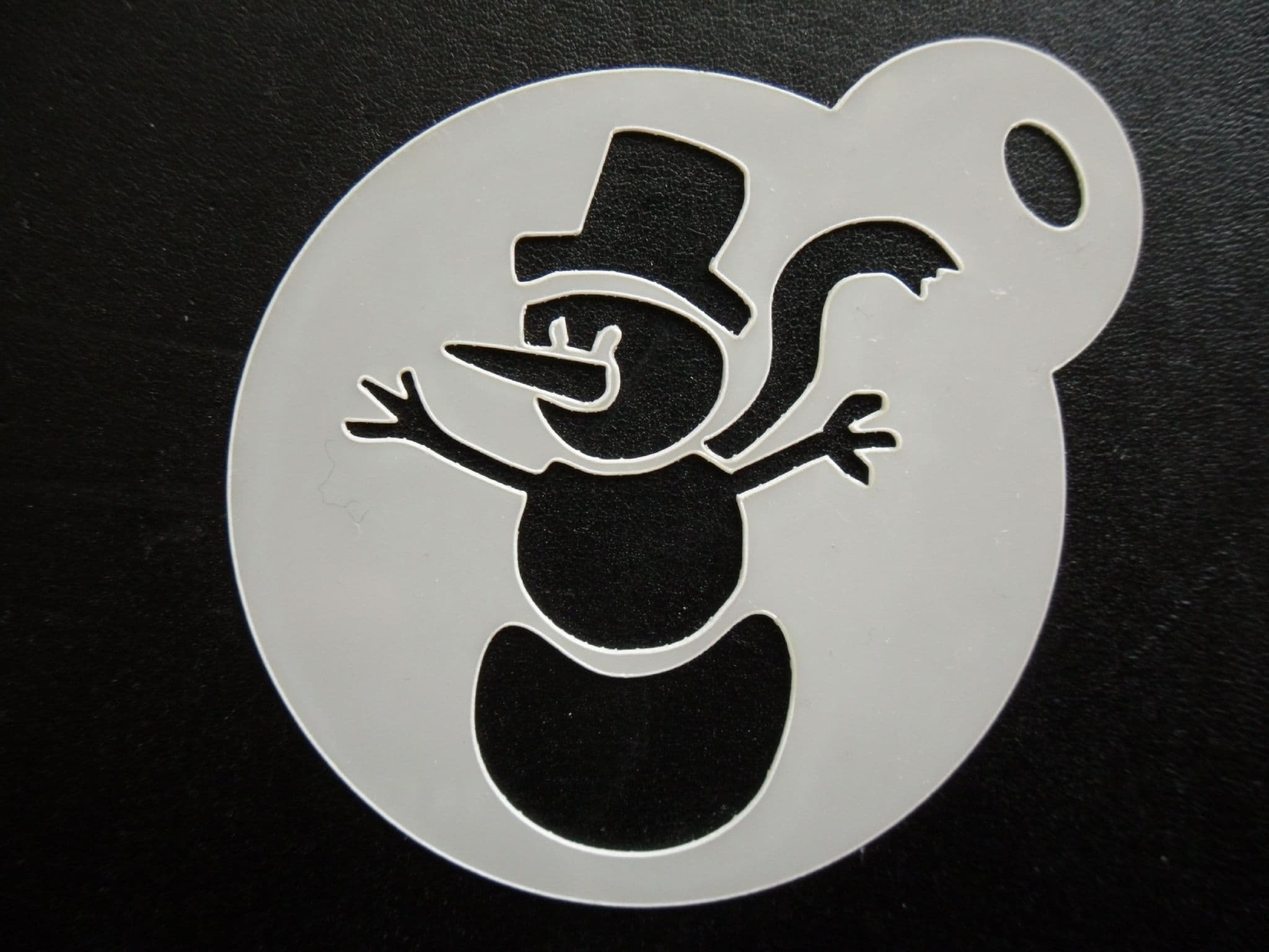 Snowman Stencil Build A Snowman Stencil Cake Central Barbados