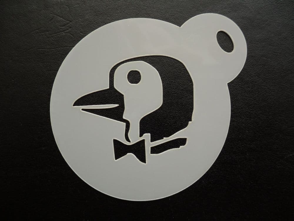 60mm penguin head stencil