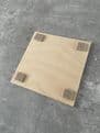 Animal head birch plywood coaster