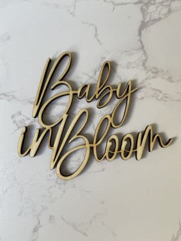Baby or Babies in bloom cake charm