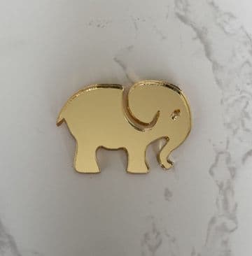 Baby shower elephant acrylic or wood cupcake topper