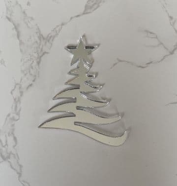 Christmas tree new acrylic cupcake topper