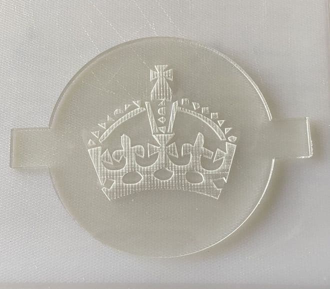 Crown coronation debosser