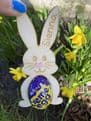 Easter bunny personalised creme egg holder