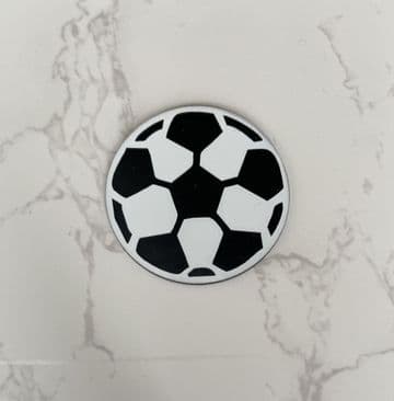 football acrylic cupcake topper