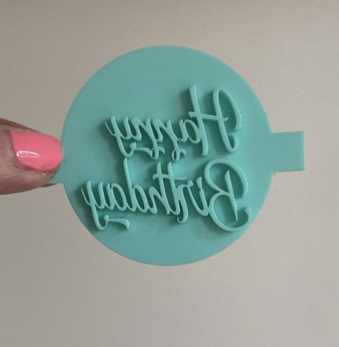 Happy Birthday embosser