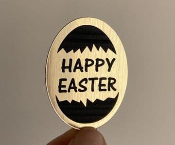 Happy easter egg acrylic cupcake topper