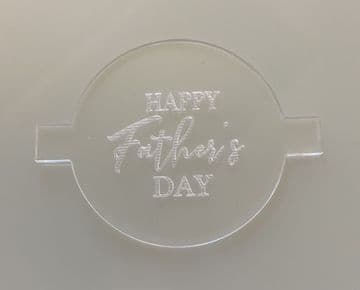 Happy Father's Day debosser