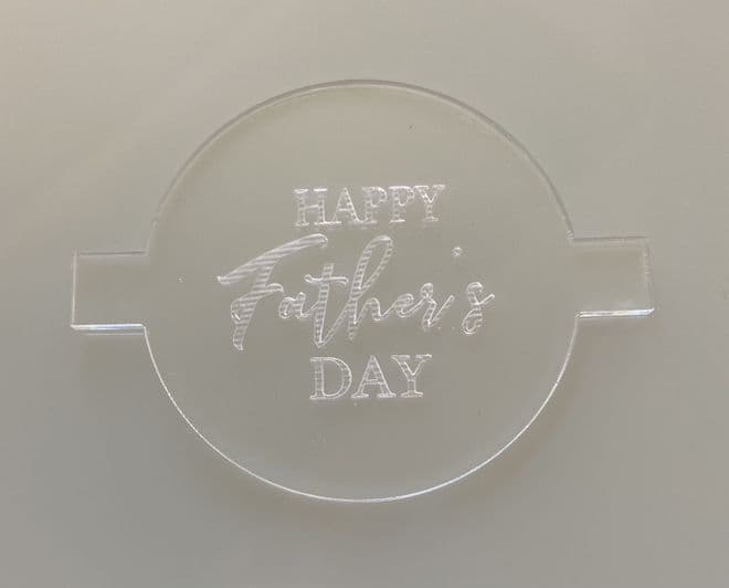 Happy Father's Day debosser