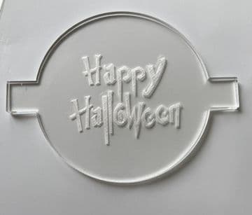 Happy Halloween debosser