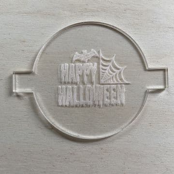 Happy halloween with web debosser