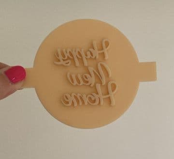 Happy new home embosser