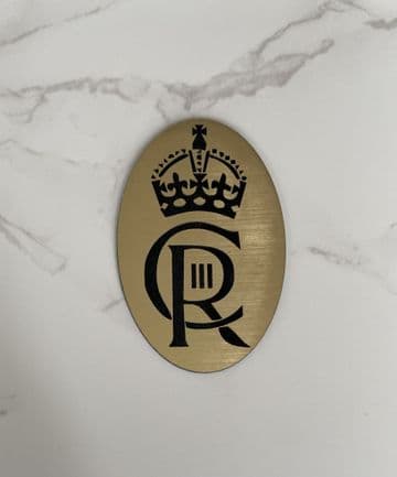 Kings coronation acrylic cupcake topper