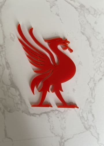 Liver bird acrylic cake charm
