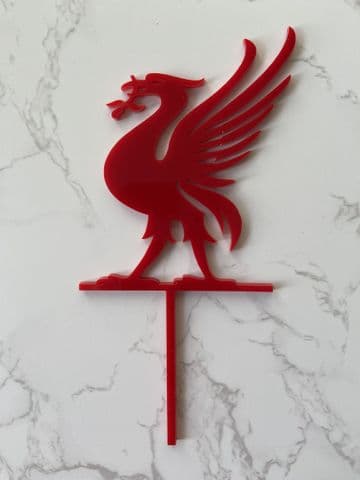 Liver bird acrylic cake topper
