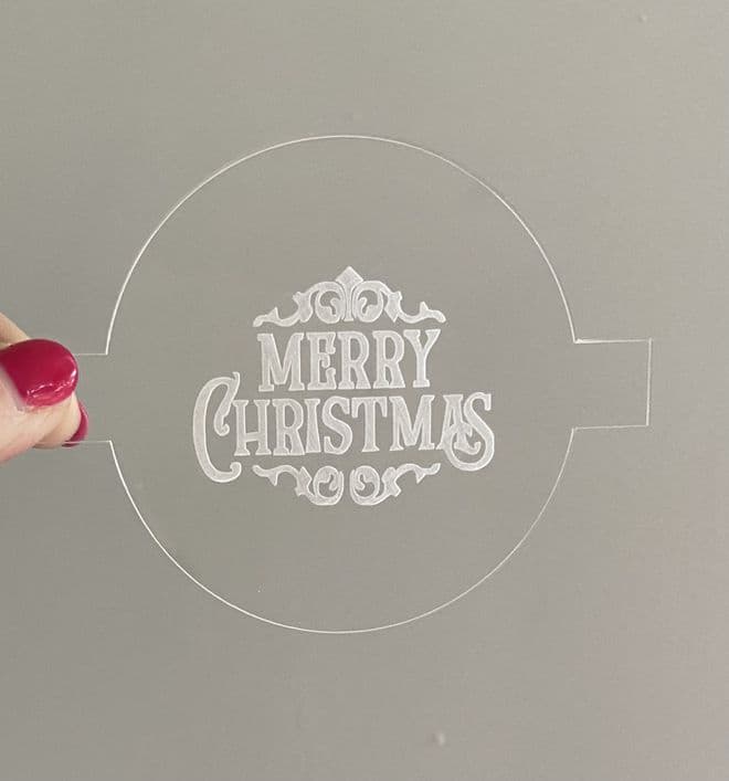 Merry christmas debosser