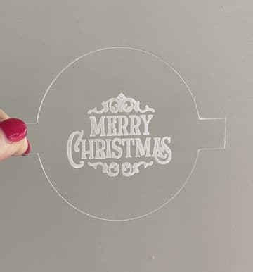 Merry christmas debosser